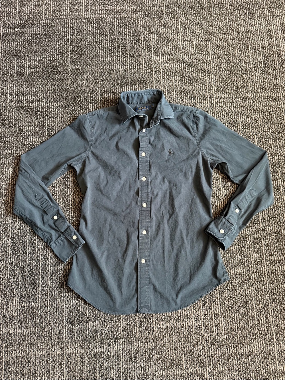 Polo Ralph Lauren Women's Long Sleeve Button Down Shirt Blue Label Size 2